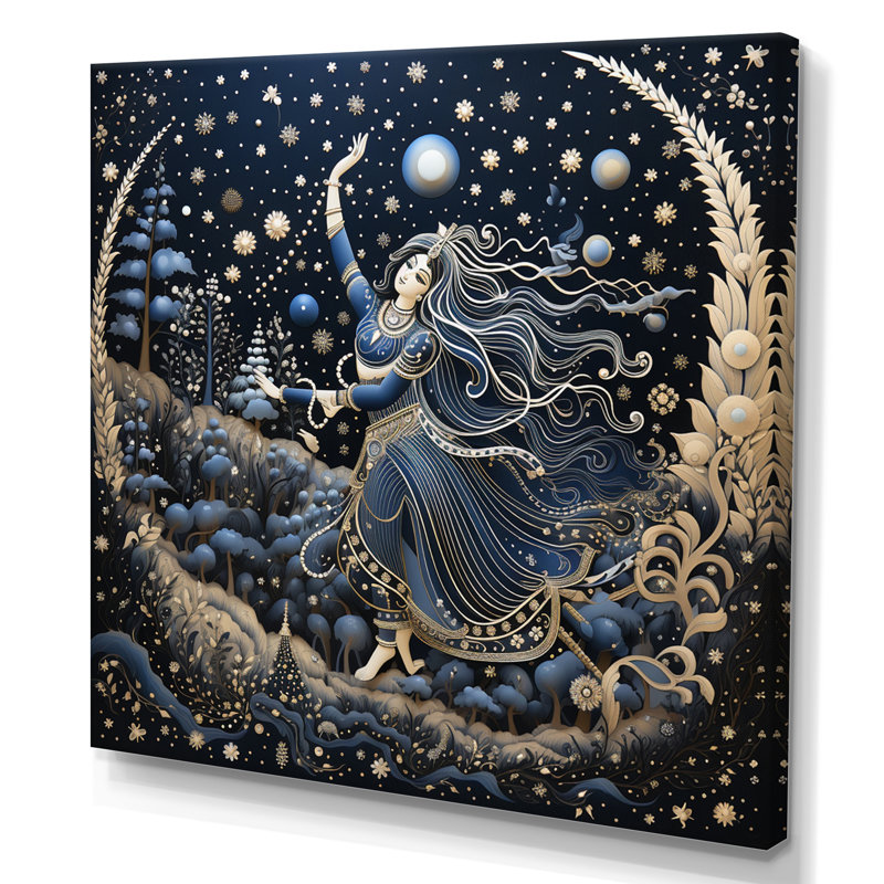 Hinduisim Cosmic Dance I - impression, H 16 po x l 16 po x P 1 po, Toile tendue