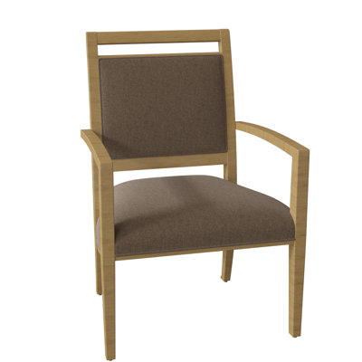 Preston Upholstered King Louis Back Arm Chair
