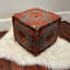 Union Rustic Handmade Wool And Jute Upholstered Pouf