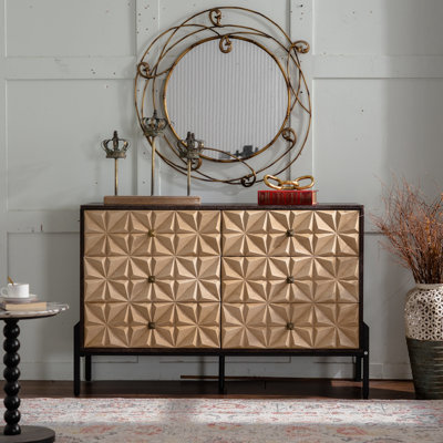 Buffet 48 tiroirs 48,21 "Mid-Century Modern