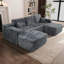 373-001 / Repose-pieds / Gris / moelleux-1048821596