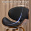 Tabouret de bar et de comptoir pivotant 26 po (ensemble de 6)-1810363680-1810363693