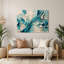 Art mural en métal Lyrical Abstraction 90-1726716562