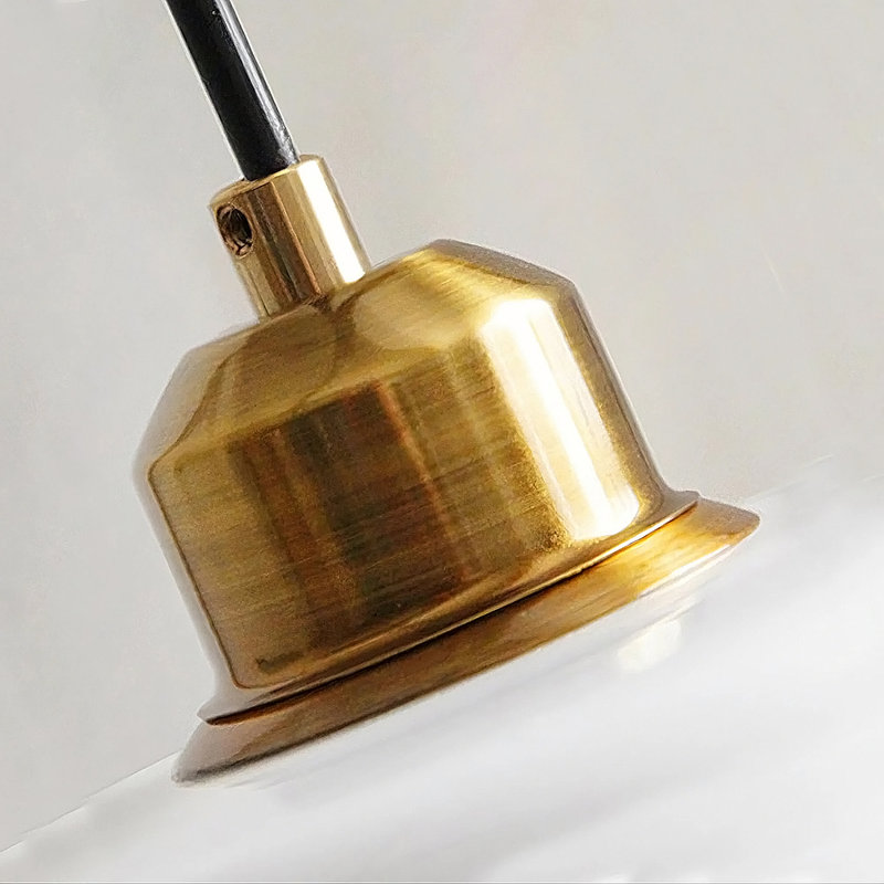 American Industrial Style Glass Single Pendant Lamp