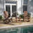All-Weather Poly Resin Wood Adirondack Side Table-88681482