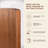  Luxdecor 17.7*11.8in Solid Wood Cutting Board No Glue-One Piece Wood Cutting Boards No Toxic-98614848