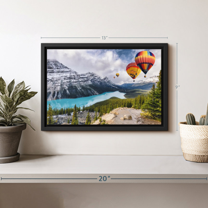 Impression sur toile Banff, H 9 po x l 13 po