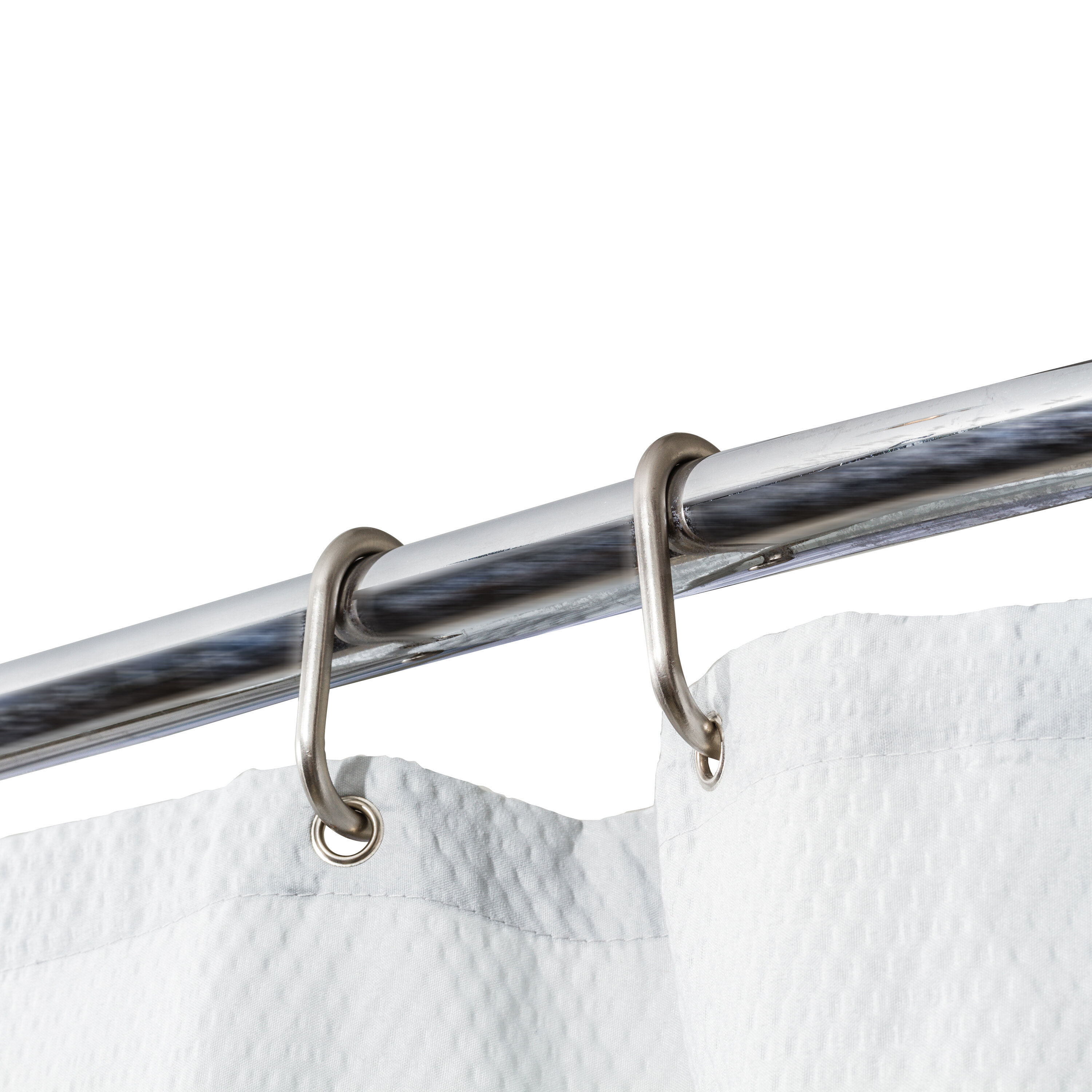 Amazon.com: Yapicoco Shower Curtain Hooks Rings for Bathroom, 12PCS Stainless  Steel Metal Rust Resistant Balance Sliding Double Hooks Shower Curtain Rings  for Shower Curtains, Clothing, etc.(Polished Chrome) : Home & Kitchen