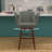 Havant Upholstered Counter Stool with Solid Wood Frame-1387188670-1387188613