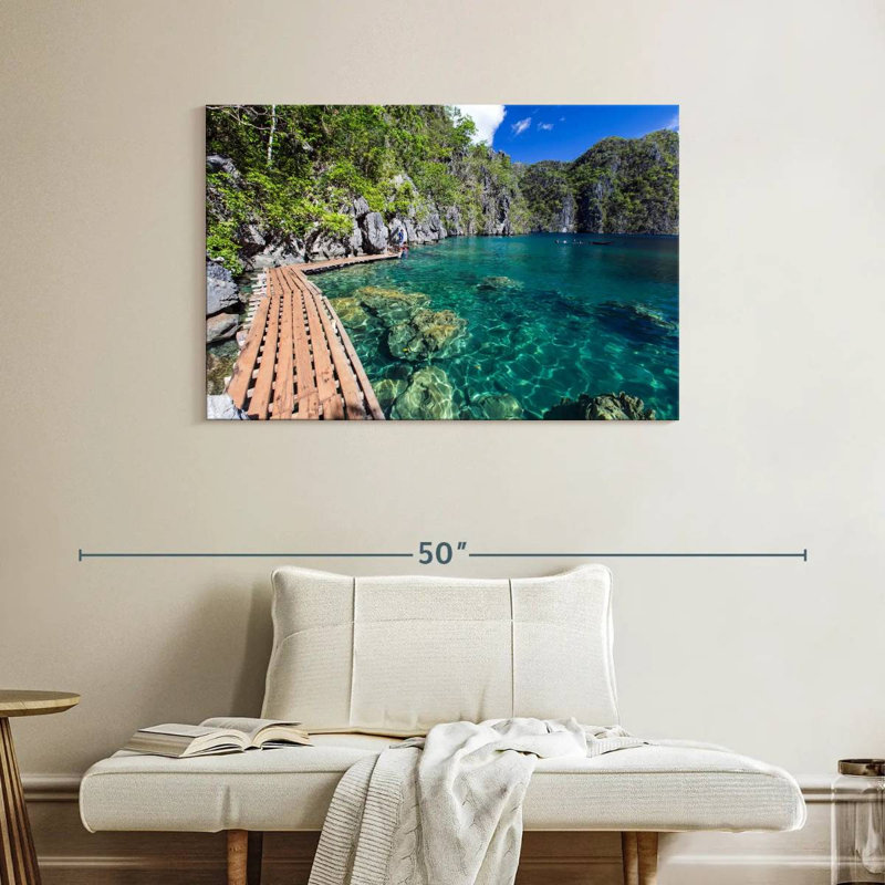 Lac Alvord Kayangan Island, H 26 po x l 39 po