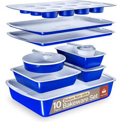 Ensemble de plats de cuisson 10 pièces Royal Blue