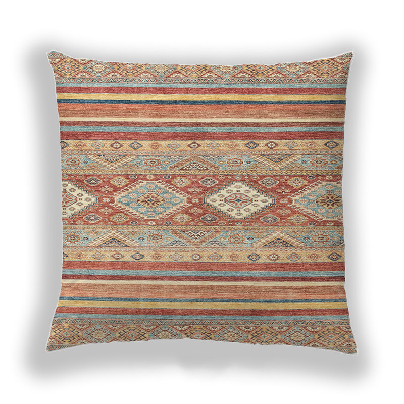 Coussin décoratif abstrait 2399, Microsuède