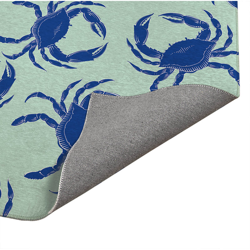 Tapis de bureau léger antidérapant Crabby, L 60 po x P 36 po, Comme neuf