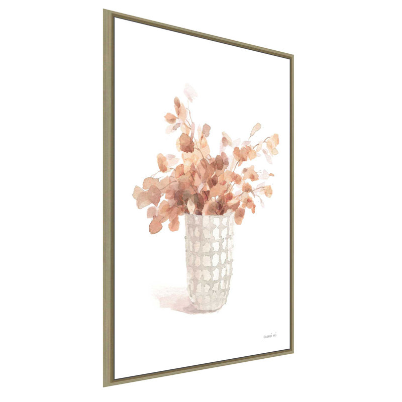 Modern Flora I Terracotta - Peinture, L 31,5 po x H 51,5 po