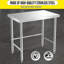 36 po x 24 po Table de travail en acier inoxydable Table de préparation commerciale robuste en métal de qualité alimentaire pour restaurant Home Hotel