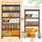 Metal Shelving Unit, 6-tier Adjustable Storage Shelves Rack-1966816247