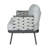 Steel Loveseat And Table, Grey-1016840623-1016840622