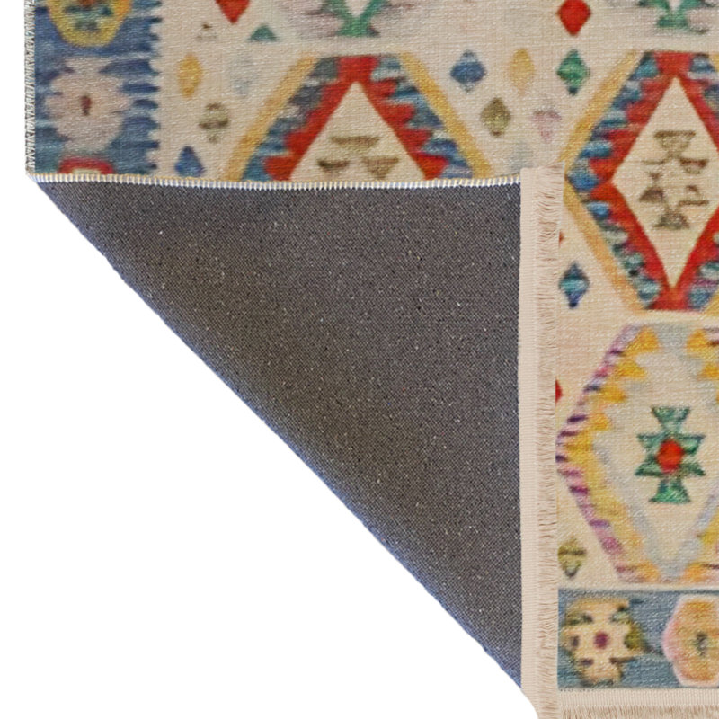 Tapis intérieur / extérieur Kirrah, Rectangle 3 pi 4 po x 6 pi 7 po