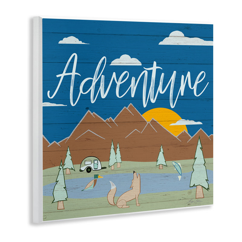 «Rustic Adventure Landscape», art mural par Hugo Edwins