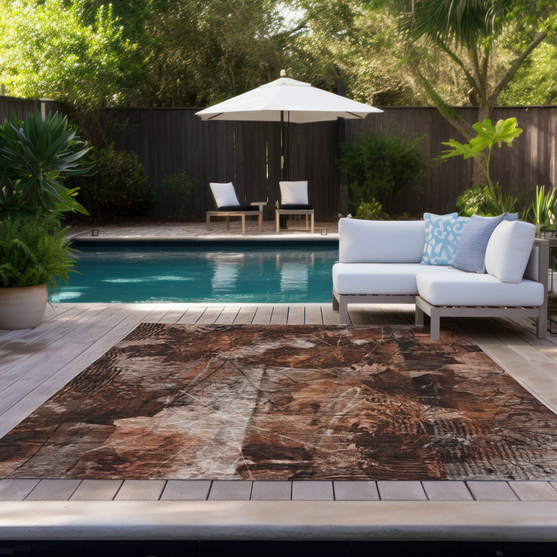 Caseville Abstract Rug, Rectangle 8' x 10'