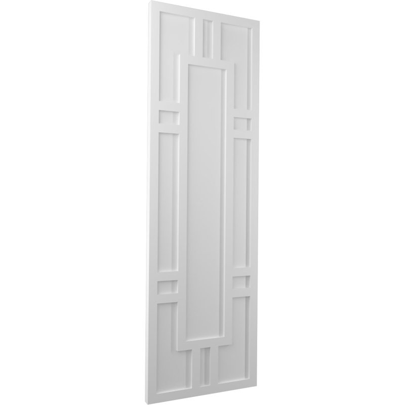 Volets en PVC True Fit Hastings, 12", Avec une couche d'apprêt, 35"