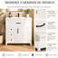 Meuble-lavabo 30 po avec lavabo blanc