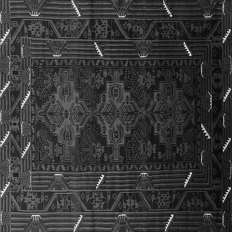 Oriental Indoor Rug, Square 5'