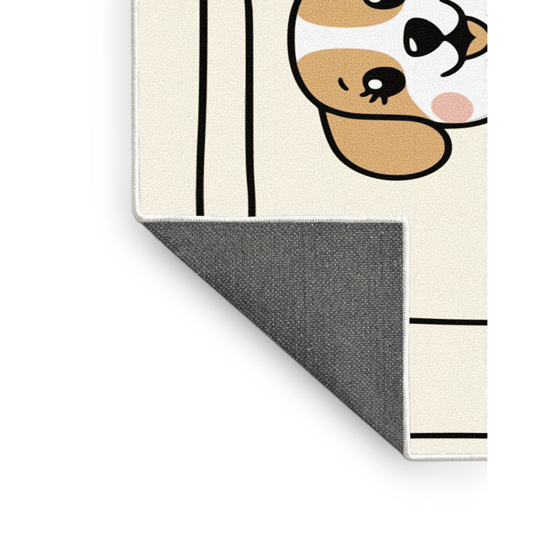 Tapis pour enfants East Urban Home, Rectangulaire 2 pi x 3 pi