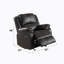 Fauteuil inclinable en cuir
