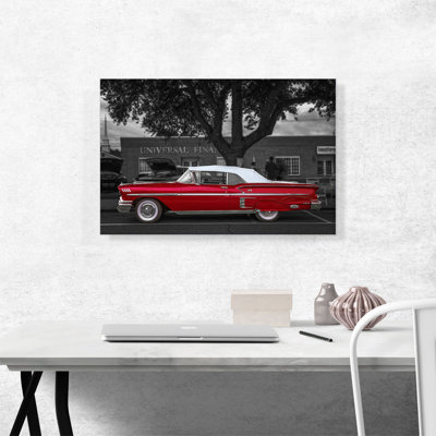 Red Red Car - reproduction de photo sur toile tendue