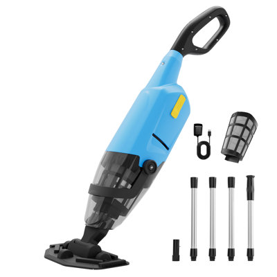 Aspirateur à main pour piscine hors terre, aspirateur de piscine sans fil avec aspiration puissante jusqu'à 18 gallons par minute, idéal pour les feuilles et les débris, aspirateur pour piscine et spas