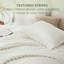 Ensembles d'édredon pour grand lit - 3 pièces de literie en molleton moelleux à double face, esthétique rayée confortable pour les chambres modernes et d'invités, décoration intérieure de luxe toutes saisons-105492180-105492178