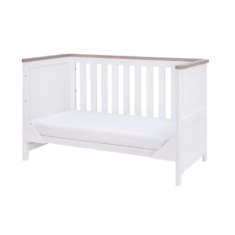 Tutti Bambini Verona Cot Bed, White/Oak