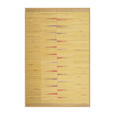Tapis zone verte claire contemporaine