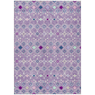 Aleighna Area Rug with Non-Slip Backing