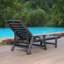 Chaise longue en PEHD pour l'extérieur-130678310