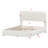 Modern Platform Bed with Customizable Curved Cloud Headboard and Bouclé Upholstery