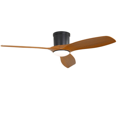 Ventilateur de plafond encastré moderne avec lumière DEL 