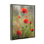 Abstrait coquelicots rouges sur toile