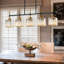 5 - Light Black/Gold Kitchen Island Pendant