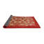 Tapis oriental rouge / beige Peasley-1822967166