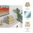Set Of 3 6/7/9" Mosaic Boxes, Champagne