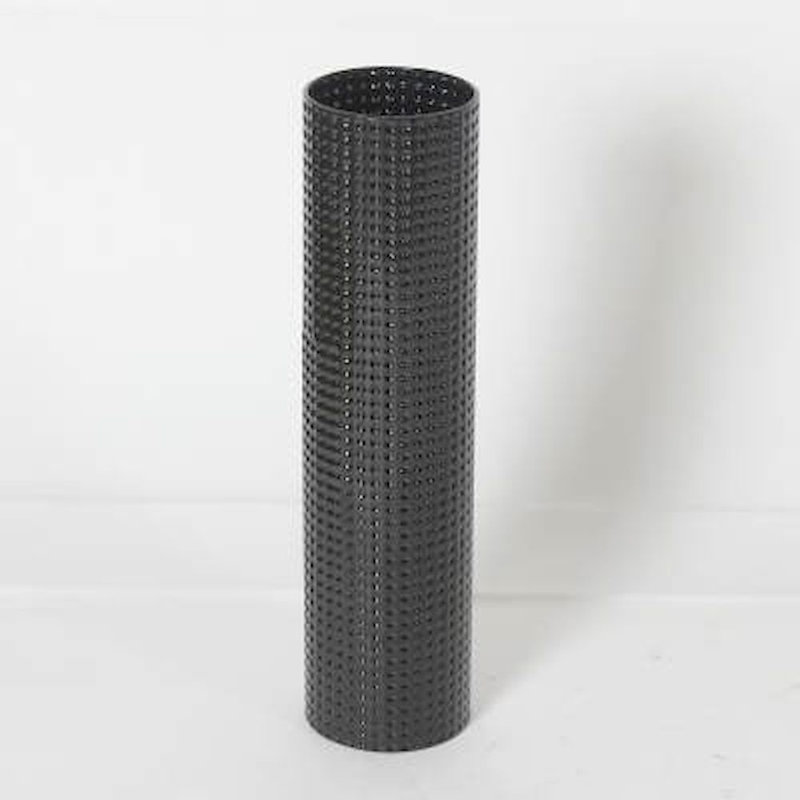 Vase de table en métal 18" Natarsha, Noir