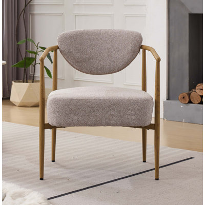 Chaise de salle à manger, chaise de salon, chaises de chambre à coucher 2 ensembles, housse en tissu tissé avec dossier et siège en mousse intérieure, structure en métal avec transfert d'eau