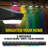Bell+Howell Solar Deck Fence Lights With Color Changing Mode Feature, Wireless Auto On/off Shut Off