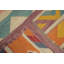 Tapis coloré de conception tribale 8 x 10 pour un espace de vie audacieux