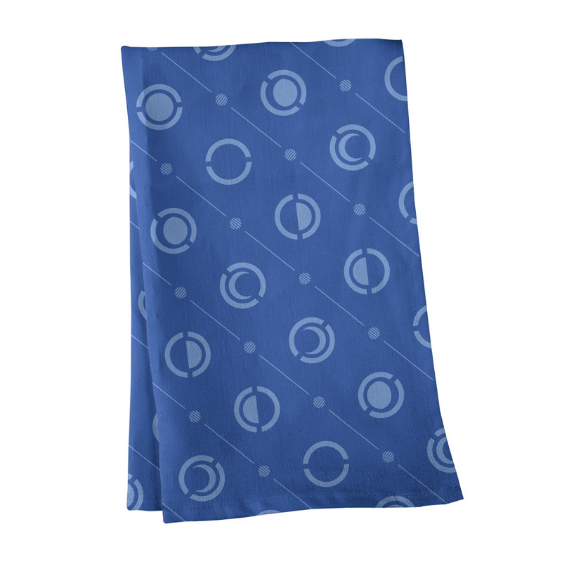 Torchon Moon phases, Denim, Polyester sergé