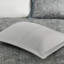Couvre-lit 5 pièces pour grand lit - sarcelle avec coussins 100% coton, rembourrage en microfibre de coton, bordure grise séduisante-119448689-119448688