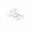 Lit plateforme tapissier en velours