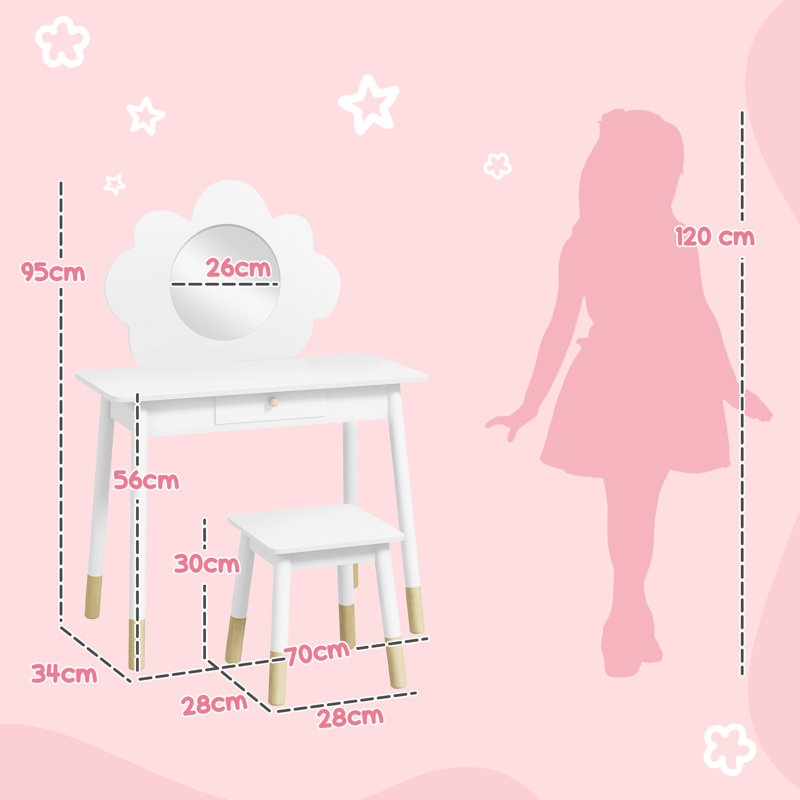 Sharema Dressing Table with Mirror